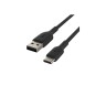 USB-A to USB-C Cable 2M Black