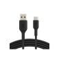 USB-A to USB-C Cable 2M Black
