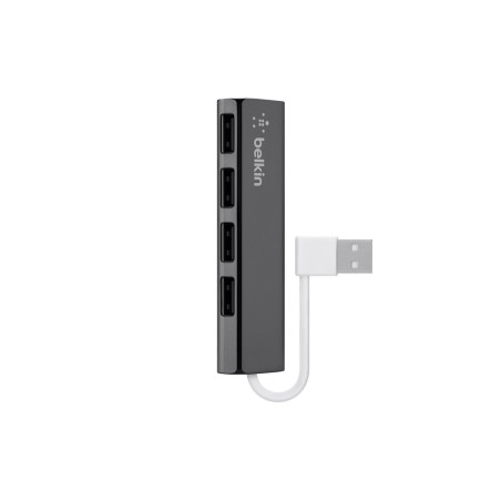 4-PORT travel USB 2.0 hub ultra slim