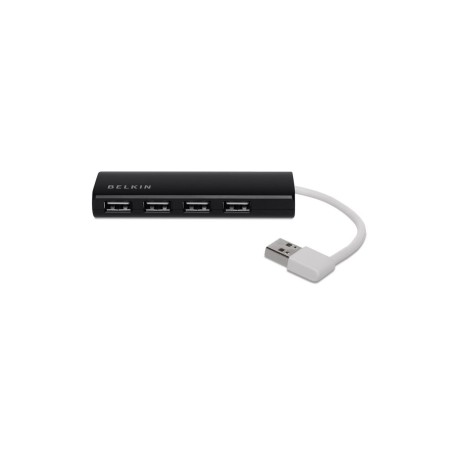 4-PORT travel USB 2.0 hub ultra slim