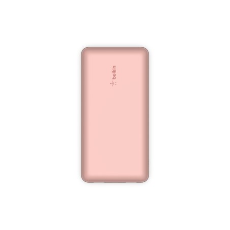 20K Power Bank USB-A+C 15w Rose Gold