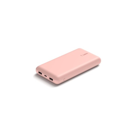 20K Power Bank USB-A+C 15w Rose Gold