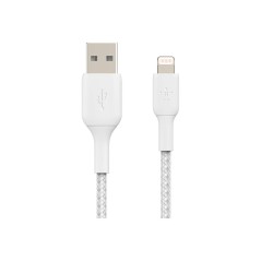 Lightning to USB-A Cable Braid 3M White