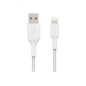 Lightning to USB-A Cable Braid 3M White Lightning to USB-A Cable Braid 3M White