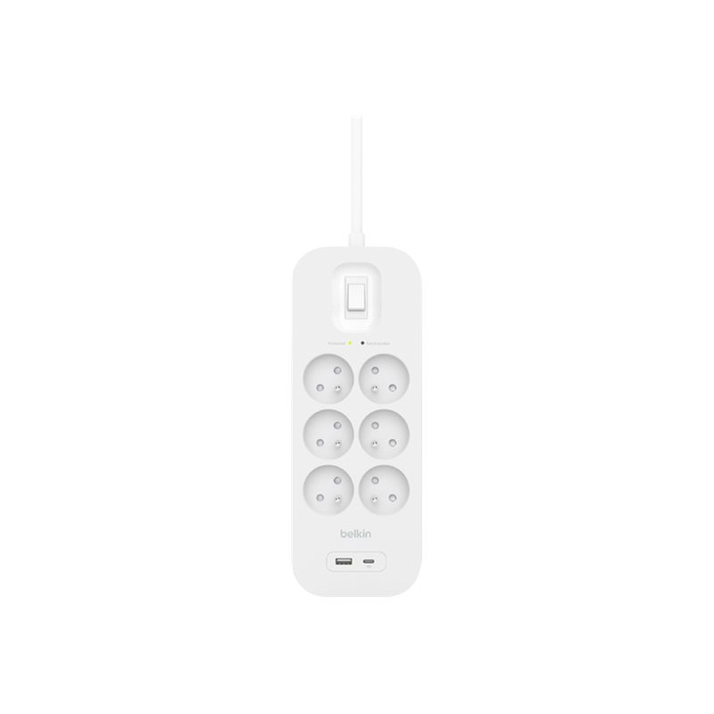 Surge Protection with USB C 6 Outlet Surge Protection with USB C 6 Outlet