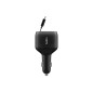 75W 2-Port w Retractable USB-C Cbl Car