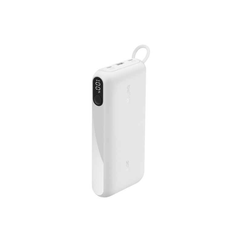 20k PD20W Pwr Bank w Display White 20k PD20W Pwr Bank w Display White