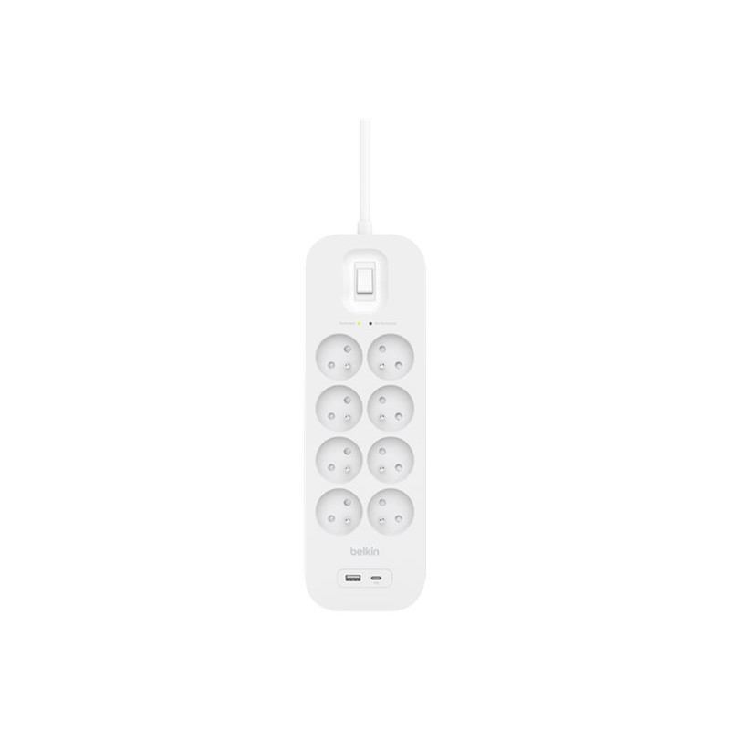 Surge Protection with USB C 8 Outlet Surge Protection with USB C 8 Outlet
