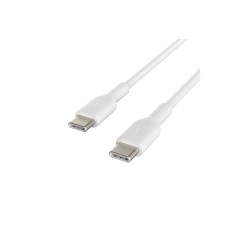 USB-C to USB-C PVC White 1m Twin Pack