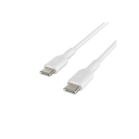 USB-C to USB-C PVC White 1m Twin Pack