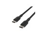 USB-C to USB-C Cable Braided 1M Black