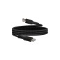 USB-C to USB-C Cable Braided 1M Black