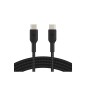 USB-C to USB-C Cable Braided 1M Black