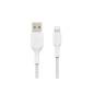 Lightning to USB-A Cable Braided 1M Whit