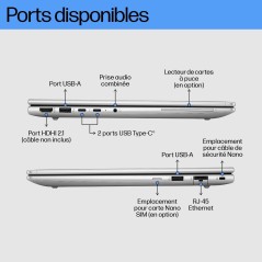 HP ProBook 440 G11 Intel Core Ultra 5 125U Ordinateur portable 35,6 cm (14") WUXGA 16 Go DDR5-SDRAM 512 Go SSD Wi-Fi 6E