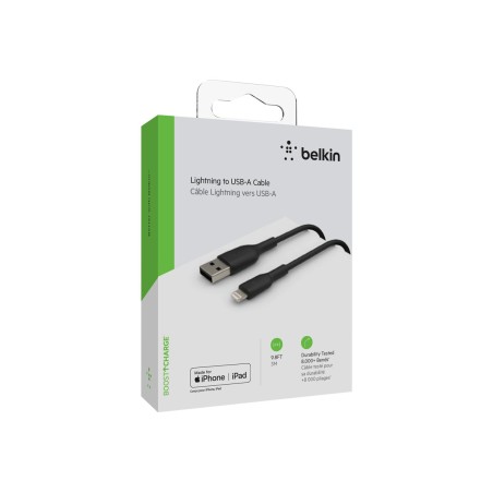 Lightning to USB-A Cable 3M Black