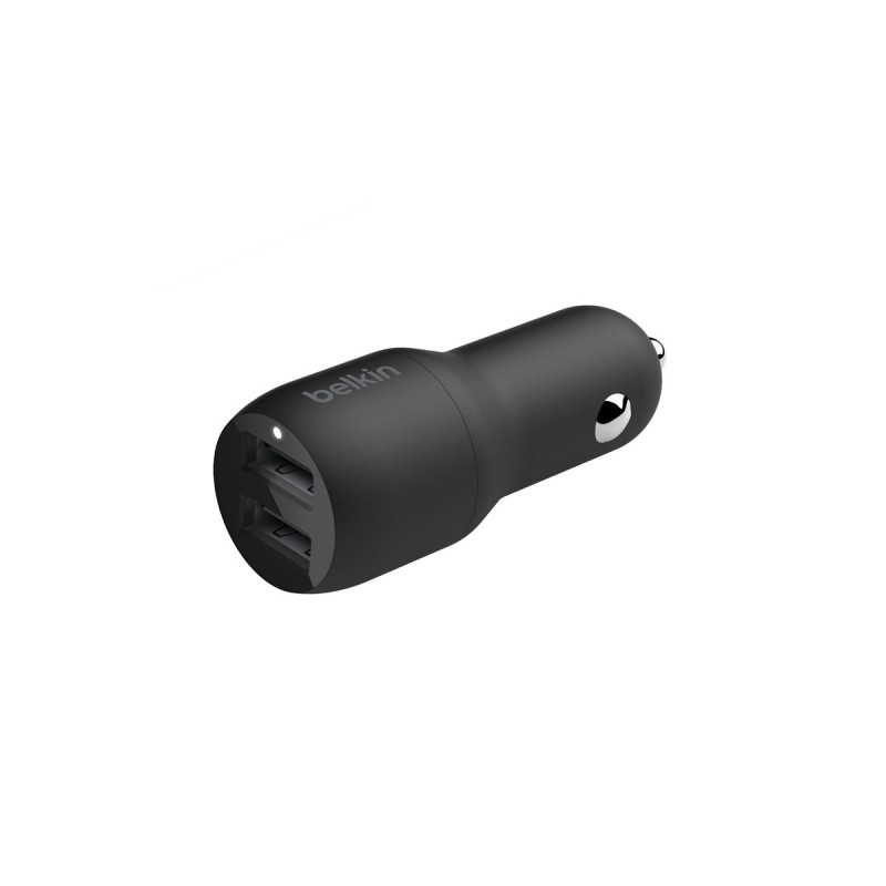 Dual USB-A Car Charger w/1M PVC A-LTG Dual USB-A Car Charger w/1M PVC A-LTG