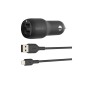 Dual USB-A Car Charger w/1M PVC A-LTG Dual USB-A Car Charger w/1M PVC A-LTG