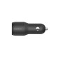 Dual USB-A Car Charger w/1M PVC A-LTG Dual USB-A Car Charger w/1M PVC A-LTG
