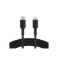 Lightning to USB-C Cable Braid 2M Black Lightning to USB-C Cable Braid 2M Black