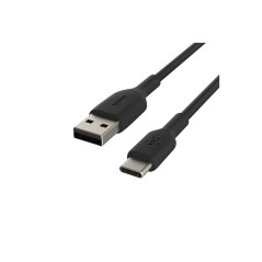 USB-A to USB-C Cable 1M Black