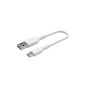 USB-A to USB-C Cable 0.15M White
