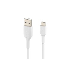 USB-A to USB-C Cable 0.15M White