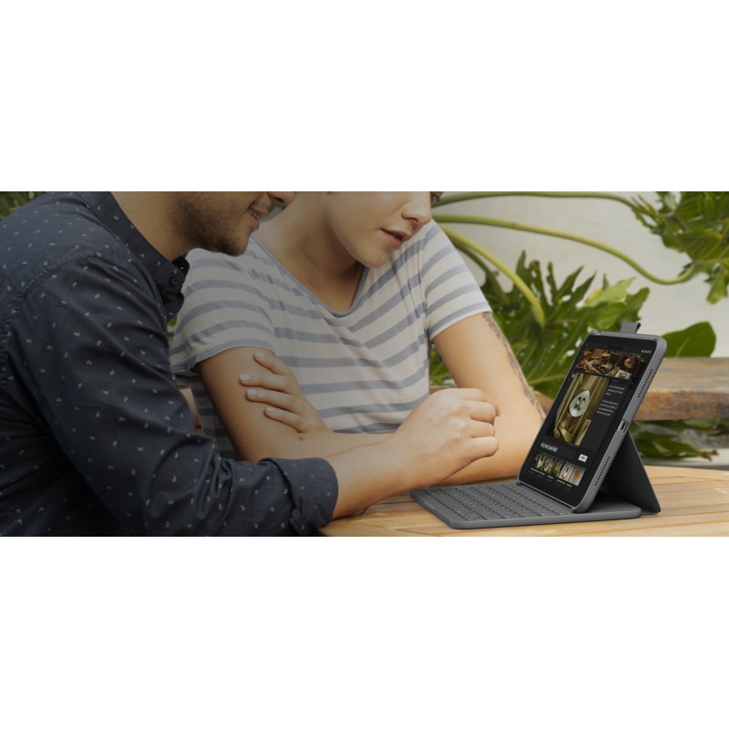 Slim Folio iPad 10th Gen Grey FR