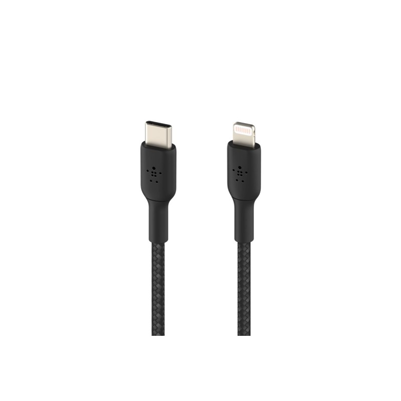 Lightning to USB-C Cable Braid 1M Black Lightning to USB-C Cable Braid 1M Black