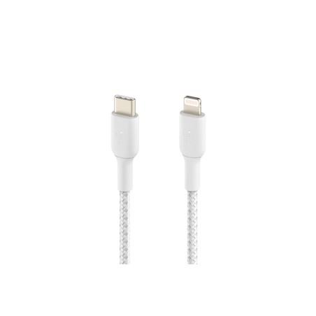 Lightning to USB-C Cable Braid 1M White