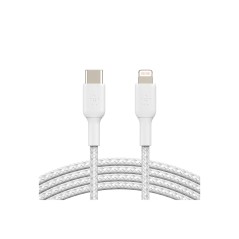 Lightning to USB-C Cable Braid 1M White