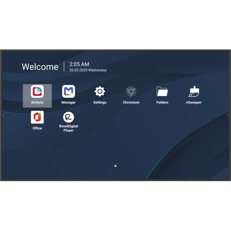 Viewsonic CDE5531-1C Écran d'affichage dynamique Écran plat de signalisation numérique 139,7 cm (55") LCD Wifi 500 cd/m² 4K