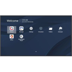 Viewsonic CDE5514-2C Écran d'affichage dynamique Écran plat de signalisation numérique 139,7 cm (55") LCD Wifi 500 cd m² 4K