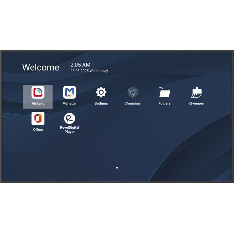 Viewsonic CDE5514-2C Écran d'affichage dynamique Écran plat de signalisation numérique 139,7 cm (55") LCD Wifi 500 cd/m² 4K