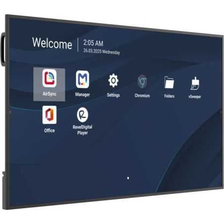 Viewsonic CDE6514-2C Écran d'affichage dynamique Écran plat de signalisation numérique 165,1 cm (65") LCD Wifi 500 cd/m² 4K