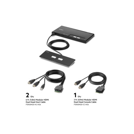 Belkin 2-Port Dual Head HDMI Modular