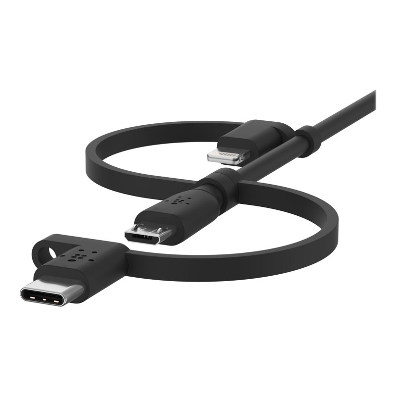 Belkin UNIVERSAL CABL MUSB LTG USBC BLK