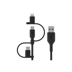 Belkin UNIVERSAL CABL MUSB LTG USBC BLK