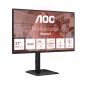 AOC E4 Q27E4CV écran plat de PC 68,6 cm (27") 2560 x 1440 pixels Quad HD LED Noir AOC E4 Q27E4CV écran plat de PC 68,6 cm (27") 2560 x 1440 pixels Quad HD LED Noir