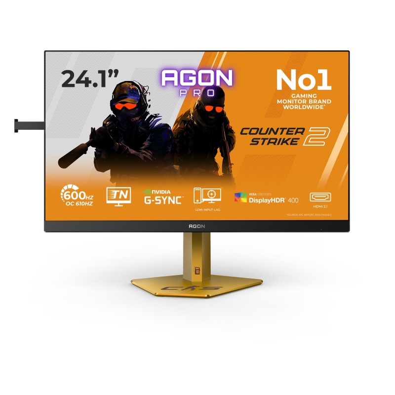 AOC AGON PRO CS24A écran plat de PC 61,2 cm (24.1") 1920 x 1080 pixels Full HD LED Noir AOC AGON PRO CS24A écran plat de PC 61,2 cm (24.1") 1920 x 1080 pixels Full HD LED Noir
