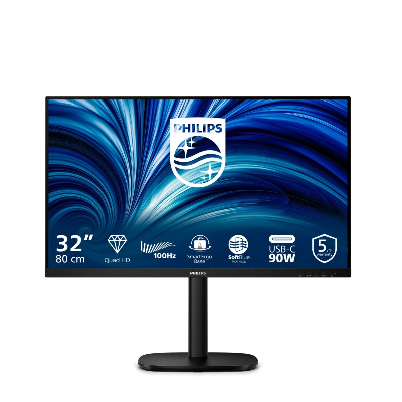Philips 32B2U3601/00 écran plat de PC 80 cm (31.5") 2560 x 1440 pixels Quad HD LCD Noir Philips 32B2U3601/00 écran plat de PC 80 cm (31.5") 2560 x 1440 pixels Quad HD LCD Noir