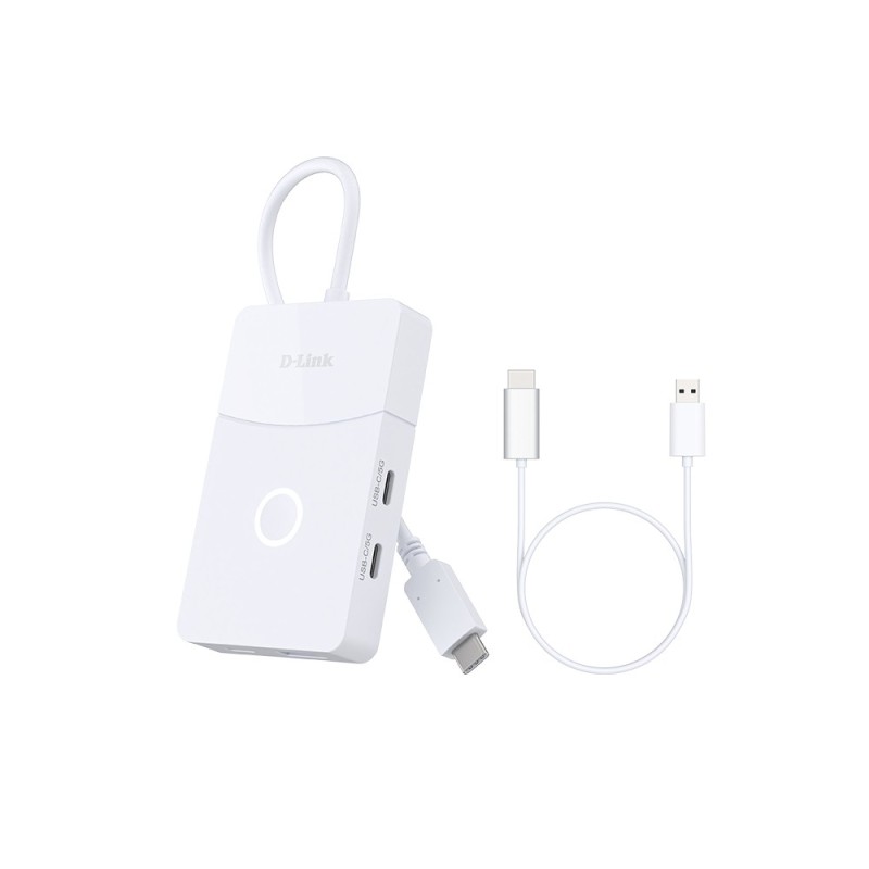 D-Link DUP-501 hub & concentrateur USB 3.2 Gen 1 (3.1 Gen 1) Type-C 5000 Mbit/s Blanc D-Link DUP-501 hub & concentrateur USB 3.2 Gen 1 (3.1 Gen 1) Type-C 5000 Mbit/s Blanc