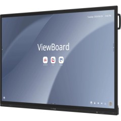 Viewsonic IFP7563-1C tableau blanc interactif 190,5 cm (75") 3840 x 2160 pixels Écran tactile Noir