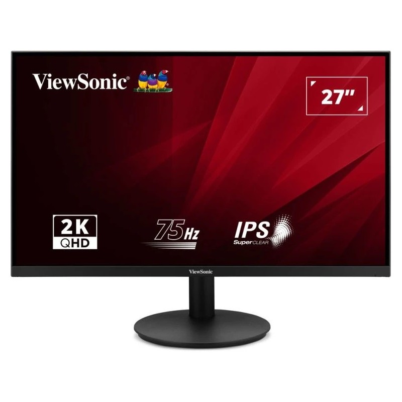 Viewsonic VA VA2708-2K-HD-2 écran plat de PC 68,6 cm (27") 2560 x 1440 pixels Quad HD LED Noir