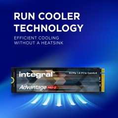 Integral INSSD2TM2280G4AP2X disque SSD 2 To M.2 PCI Express 4.0 NVMe TLC