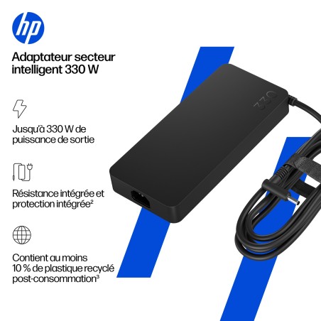 HP 330W SMT AC ADPT EMEA-INTL EN Loc-Eur adaptateur de puissance & onduleur