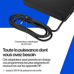 HP 330W SMT AC ADPT EMEA-INTL EN Loc-Eur adaptateur de puissance & onduleur