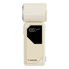 Verbatim Cool 'n' Go AirJet Argent, Blanc Ventilateur portable