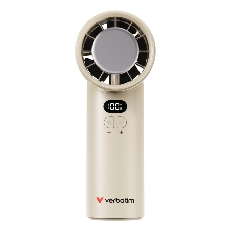 Verbatim Cool 'n' Go Ice Touch Argent, Blanc Ventilateur portable