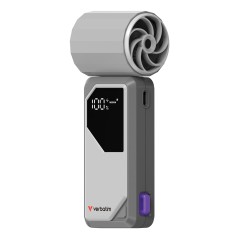 Verbatim Cool 'n' Go AirJet Gris, Violet Ventilateur portable